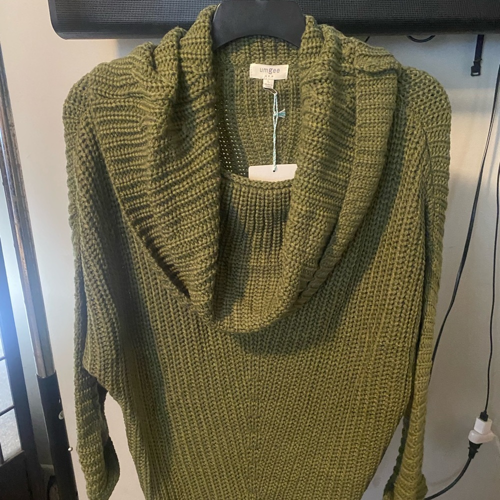 Green sweater
